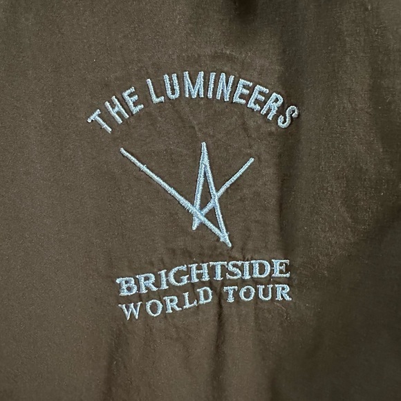 Men's Topo Designs Short Sleeve Lumineers Brightside World Tour 2022 Size XL - Picture 2 of 8
